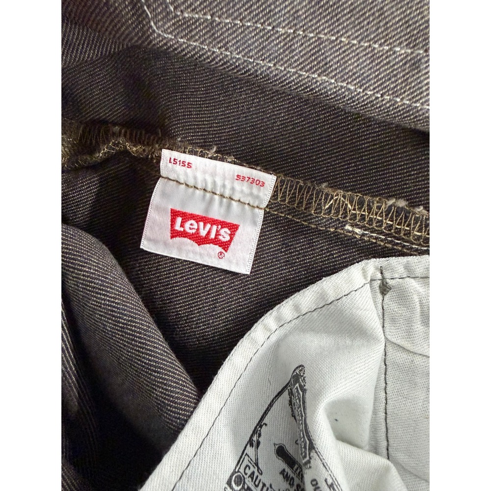 Levi's 501 Original Fit Jeans - Brown Denim - Size 42x32 - Picture 9 of 16